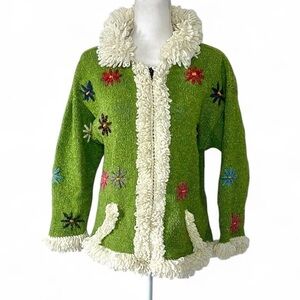 Crochet Floral Jacket